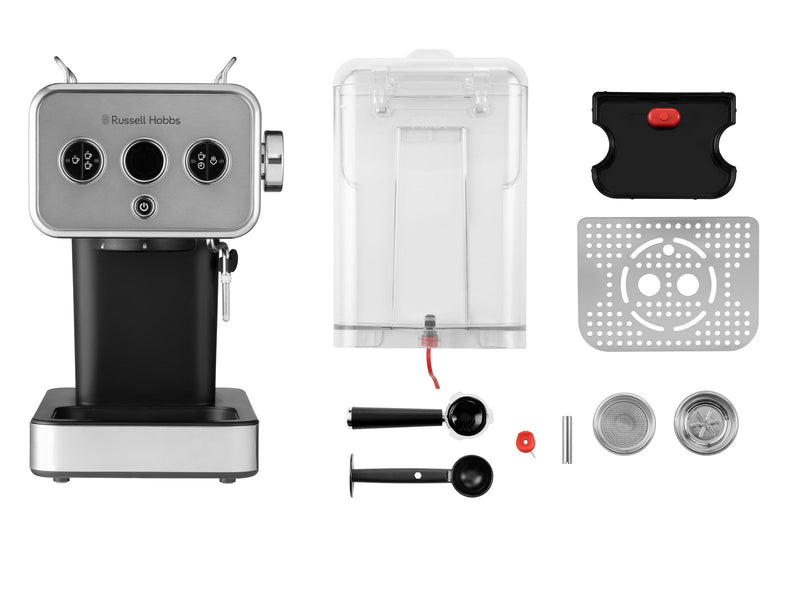 Russell Hobbs Distinctions Espresso Machine - Titanium