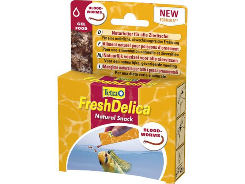 Tetra FreshDelica Bloodworms 16 x 3g.