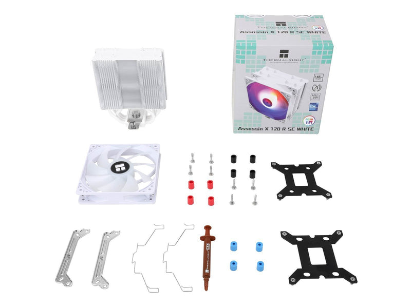 Thermalright Assassin X 120 Refined SE White ARGB - CPU-Luftkühler - Max 26 dBA