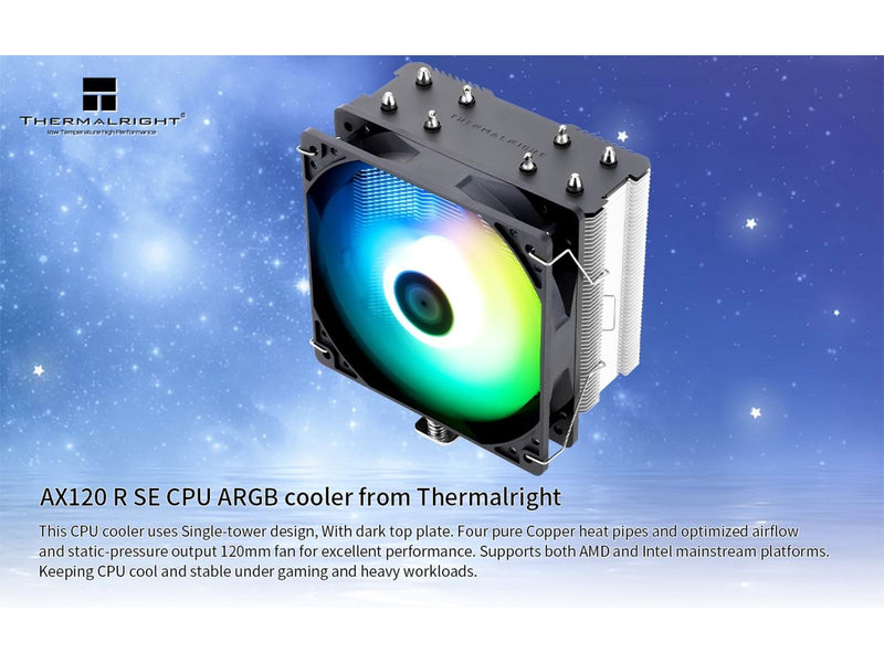 Thermalright Assassin X 120 Refined SE White ARGB - CPU-Luftkühler - Max 26 dBA