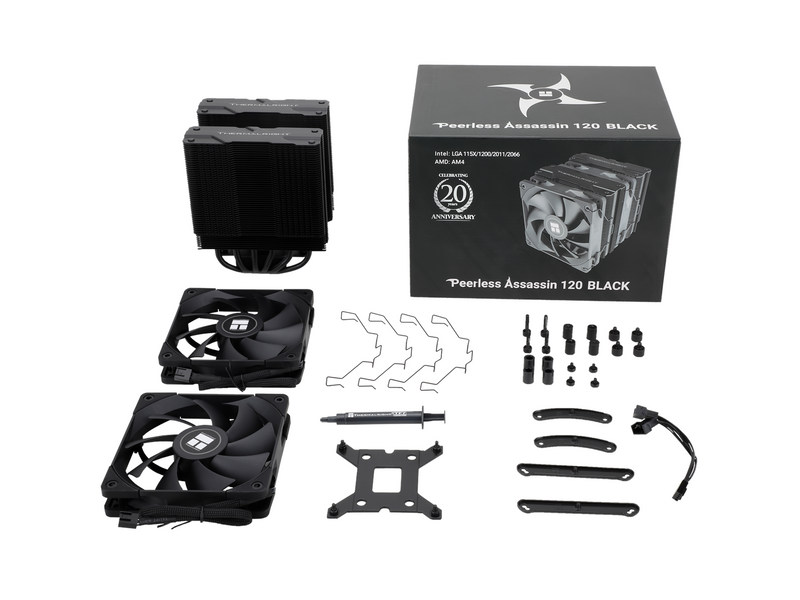Thermalright Peerless Assassin 120 - Black - CPU-Luftkühler - Max 26 dBA