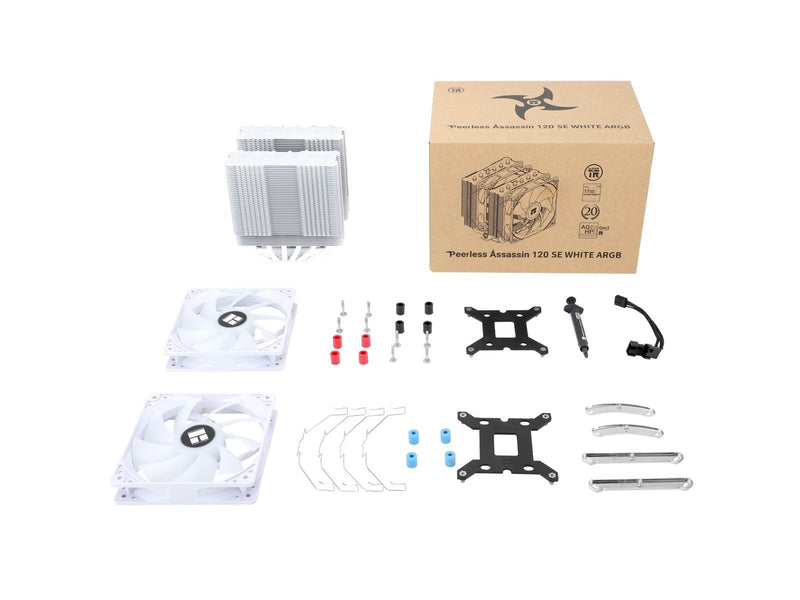 Thermalright Peerless Assassin 120 SE - White ARGB - CPU-Luftkühler - Max 26 dBA