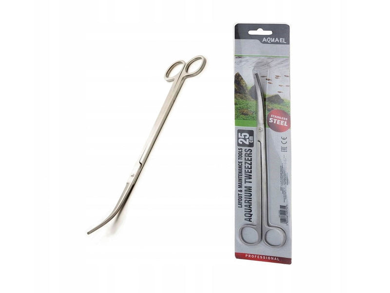 AQUAEL Gebogene Aquascaping-Schere 25cm