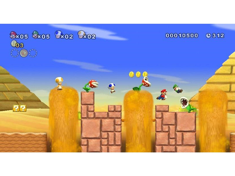 New Super Mario Bros. - Nintendo Wii - Action - PEGI 3