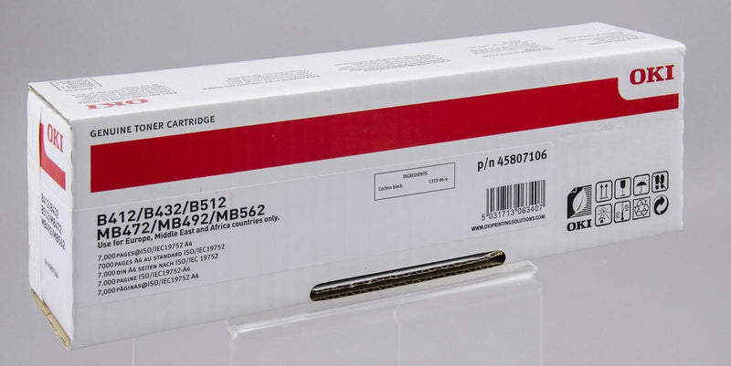 OKI Original Toner schwarz 7.000 Seiten (45807106)