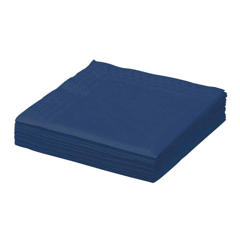 PAPSTAR Serviette dunkelblau 3-lagig 16,5 x 16,5 cm - 250 Stück