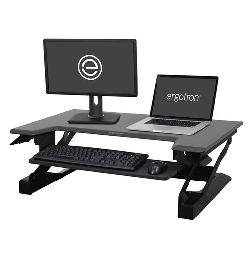 Ergotron WorkFit-T Steh-Sitz Arbeitsplatz mit CF-Technologie für einen Bildschirm bis 76,2 cm (30')