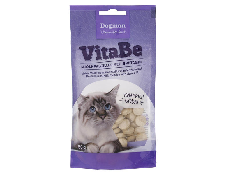 Dogman Milchtabletten mit Bierhefe und B-Vitaminen für Katzen 50g