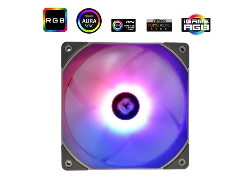 Thermalright TL-C14S ARGB - Black - Gehäuselüfter - 140mm - Schwarz mit RGB LED - 27 dBA