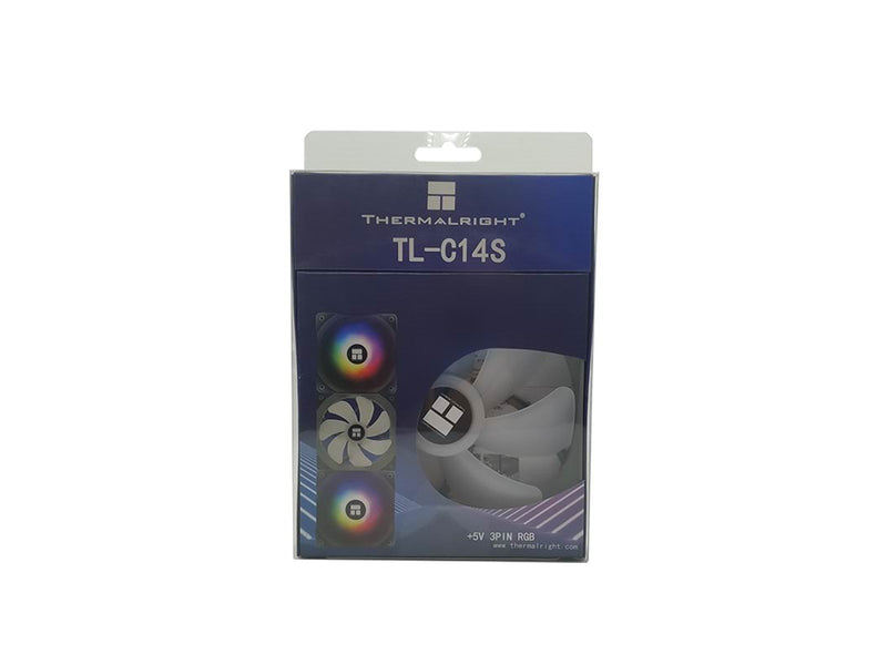Thermalright TL-C14S ARGB - Black - Gehäuselüfter - 140mm - Schwarz mit RGB LED - 27 dBA