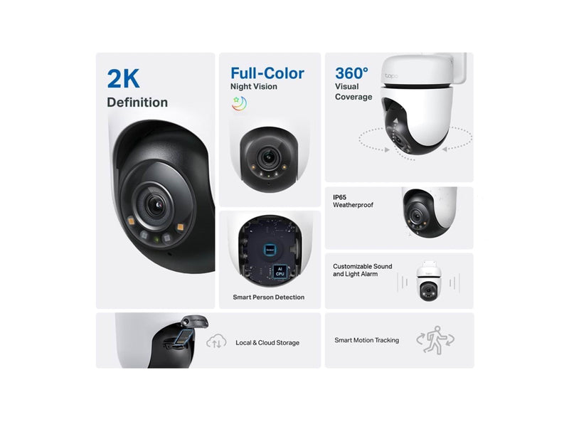TP-Link Tapo C510W Outdoor Pan/Tilt Security WiFi Camera