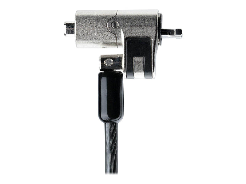 StarTech.com Nano Laptop Cable Lock 6ft (2m) Anti-Theft Keyed Lock Security Cable Locks Nano Slot Computers