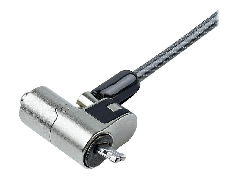StarTech.com Nano Laptop Cable Lock 6ft (2m) Anti-Theft Keyed Lock Security Cable Locks Nano Slot Computers