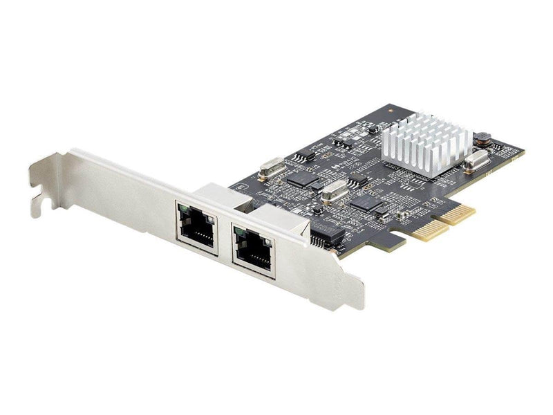 StarTech.com 2-Port 2.5Gbps NBASE-T PCIe Network Card Intel I225-V Dual-Port Computer Network Card Multi-Gigabit NIC PCI Express
