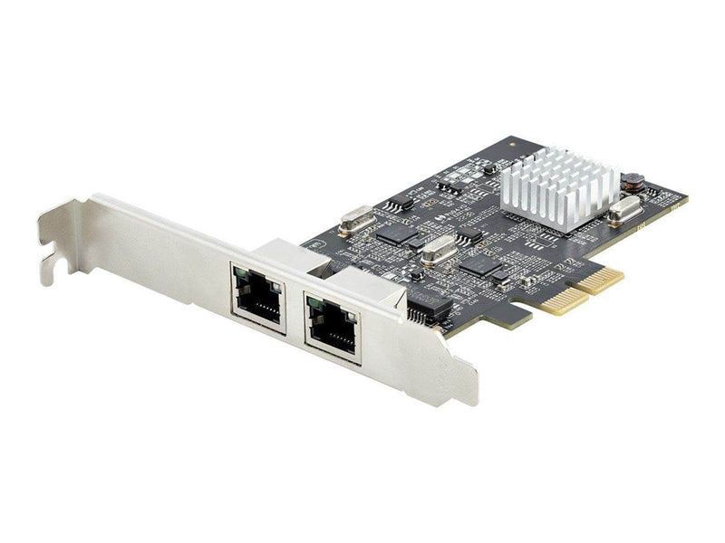 StarTech.com 2-Port 2.5Gbps NBASE-T PCIe Network Card Intel I225-V Dual-Port Computer Network Card Multi-Gigabit NIC PCI Express