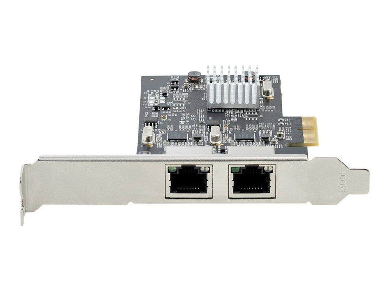 StarTech.com 2-Port 2.5Gbps NBASE-T PCIe Network Card Intel I225-V Dual-Port Computer Network Card Multi-Gigabit NIC PCI Express