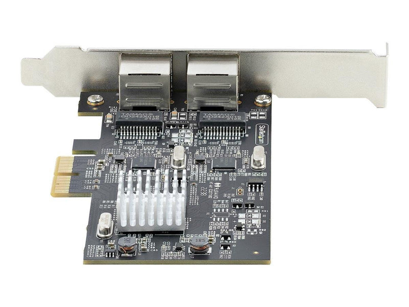 StarTech.com 2-Port 2.5Gbps NBASE-T PCIe Network Card Intel I225-V Dual-Port Computer Network Card Multi-Gigabit NIC PCI Express