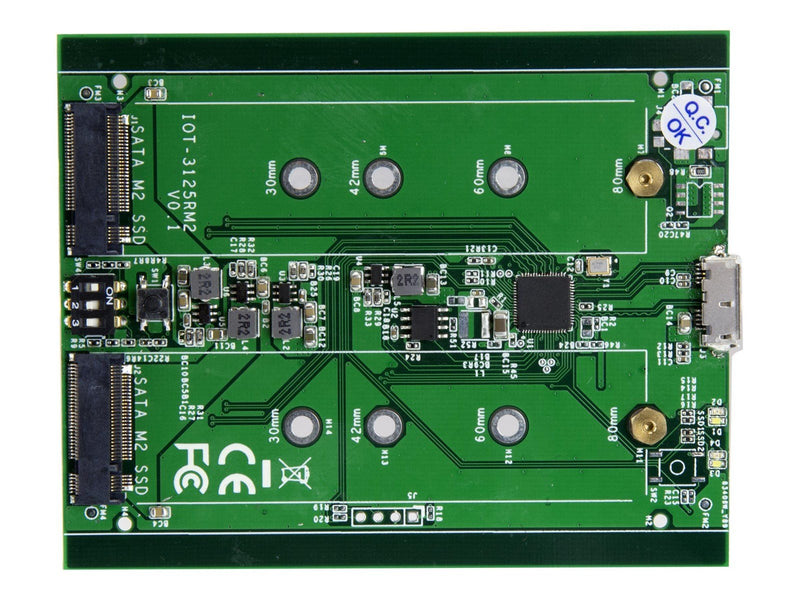 StarTech.com Dual-Slot Drive Enclosure for M.2 NGFF SATA SSDs - USB 3.1 (10Gbps) - RAID