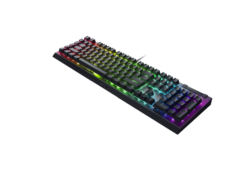 Razer BLACKWIDOW V4 X - GREEN SWITCH - Gaming Tastaturen - Nordisch - Schwarz