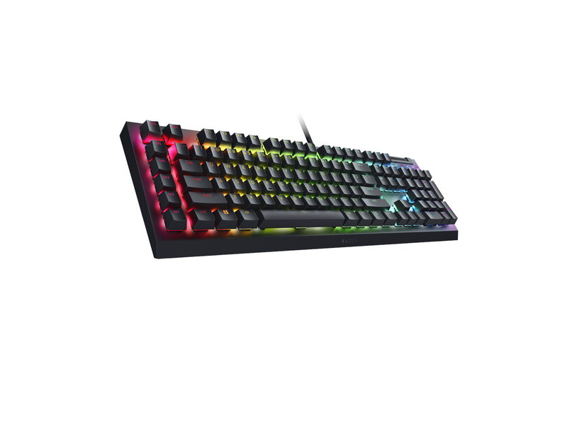 Razer BLACKWIDOW V4 X - GREEN SWITCH - Gaming Tastaturen - Nordisch - Schwarz