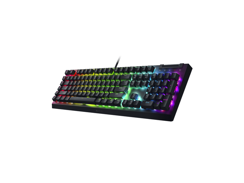 Razer BLACKWIDOW V4 X - GREEN SWITCH - Gaming Tastaturen - Nordisch - Schwarz