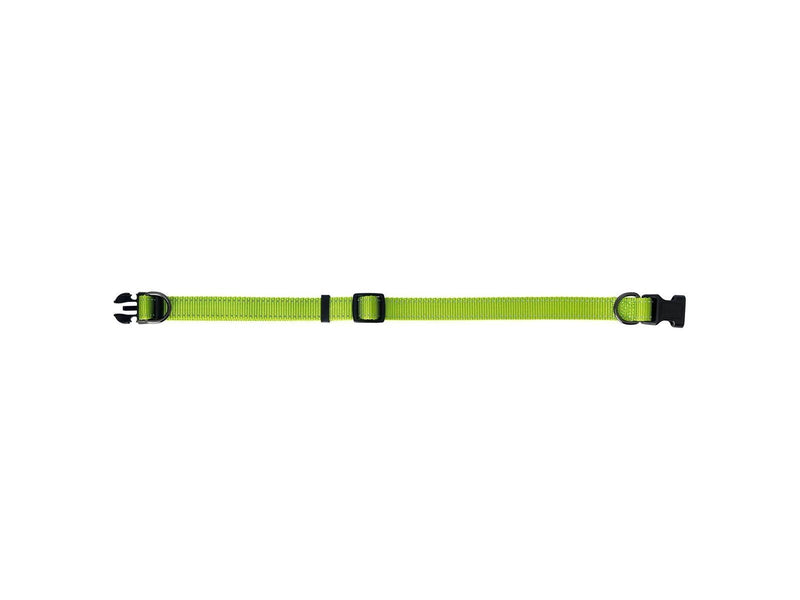 Dogman Nylon Hundehalsband Iris Grün Groß 20mmx35-60cm