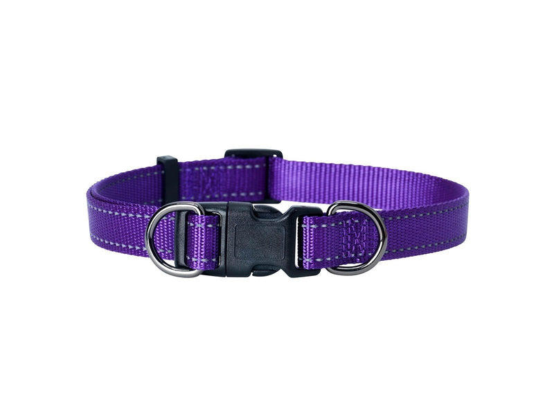 Dogman Nylon Hundehalsband Iris Lila Klein 10mmx22-35cm