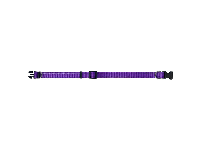Dogman Nylon Hundehalsband Iris Lila Klein 10mmx22-35cm