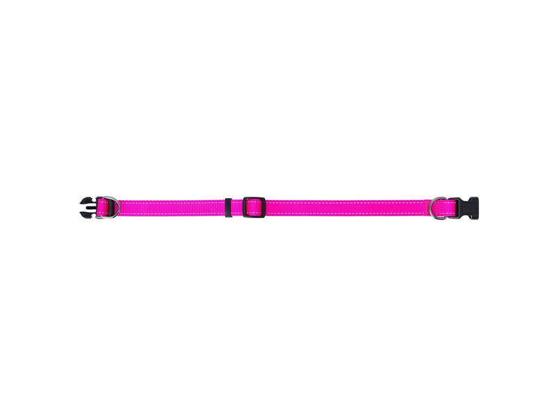 Dogman Nylon Hundehalsband Iris Rosa Klein 10mmx22-35cm
