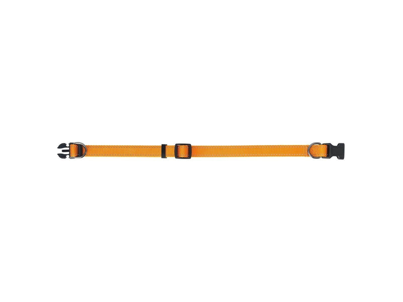 Dogman Nylon Hundehalsband Iris Orange Klein 10mmx22-35cm