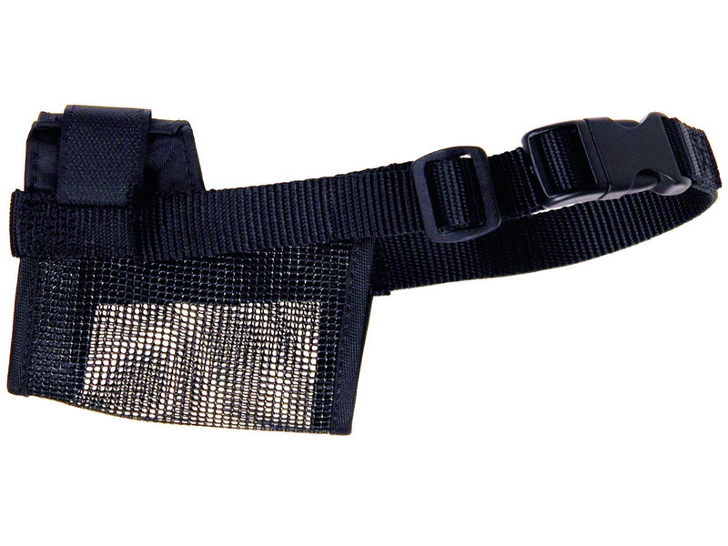 Dogman Dog Muzzle Black Nylon S Snout Size 20-25cm