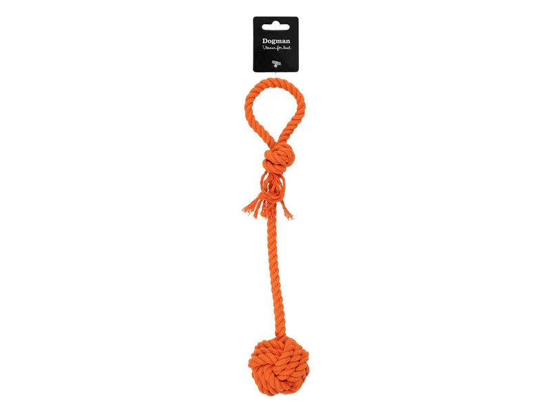 Dogman Toy Rope ball with handle