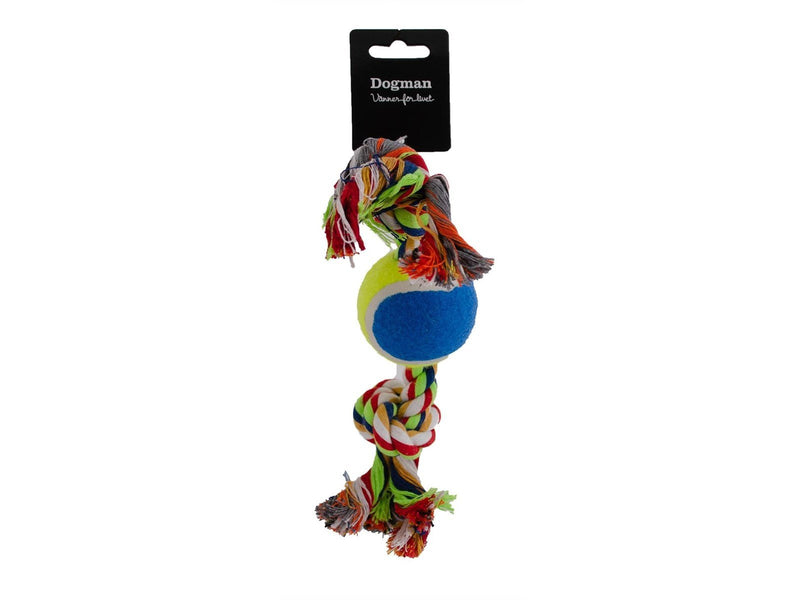 Dogman Toy Rope with ball