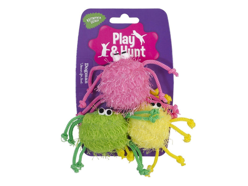 Dogman Toy Glitter spiders 3p