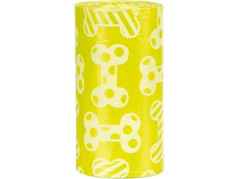 Trixie Dog Poop Bags with Scent Lemon M 4 Rolls of 20 Bags