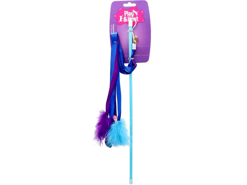 Dogman Cat Toy Teaser Ribbon Wand 47cm
