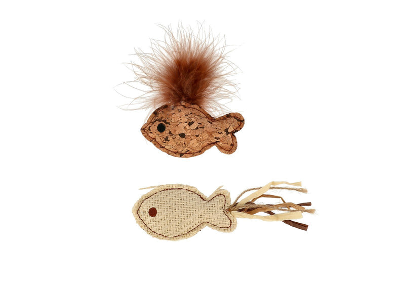 Dogman Toy Natural fish 2p