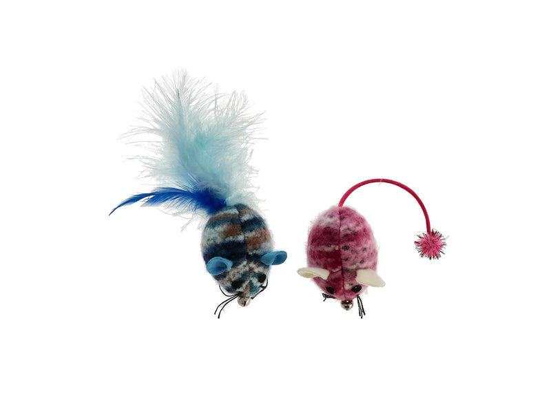 Dogman Toy Fuzzy mouse 2p