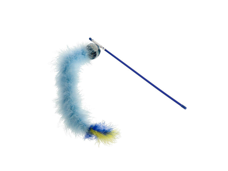Dogman Toy Cat Teaser Fuzzy Blue