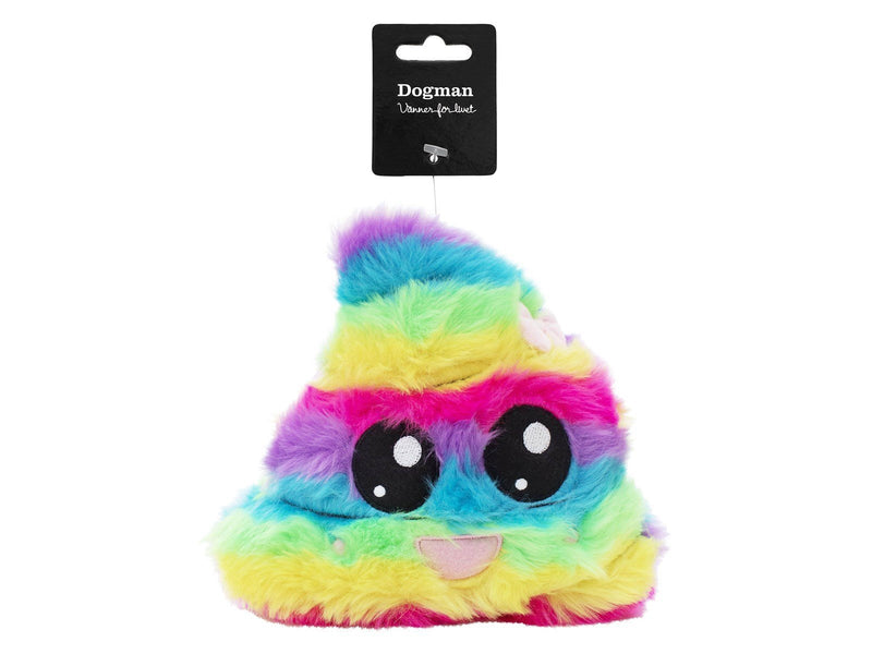 Dogman Dog Toy Rainbow Poop Kawaii Plushie Squeaker 20cm
