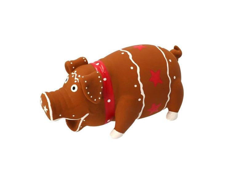 Dogman Dog Toy Christmas Gingerbread Pig 15x8cm
