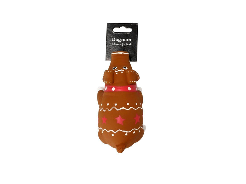 Dogman Dog Toy Christmas Gingerbread Pig 15x8cm