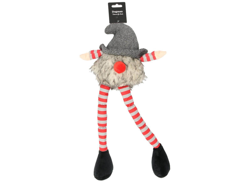 Dogman Christmas toy Santa long leg