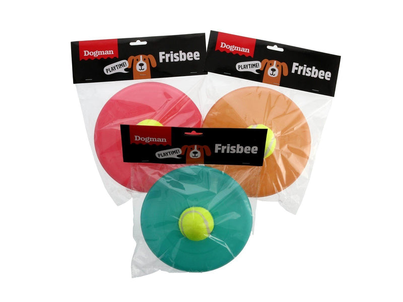 Dogman Toy Frisbee with ball