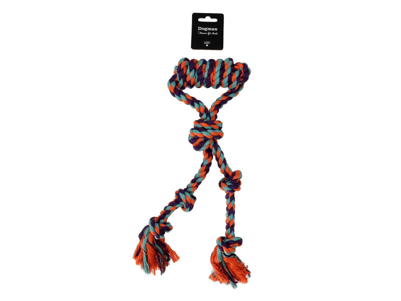 Dogman Dog Toy Rope Handle Knot 38cm
