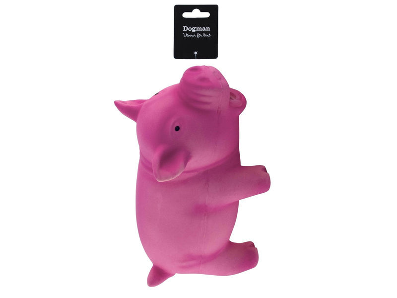 Dogman Hundespielzeug Latex Schwein Rosa 23cm