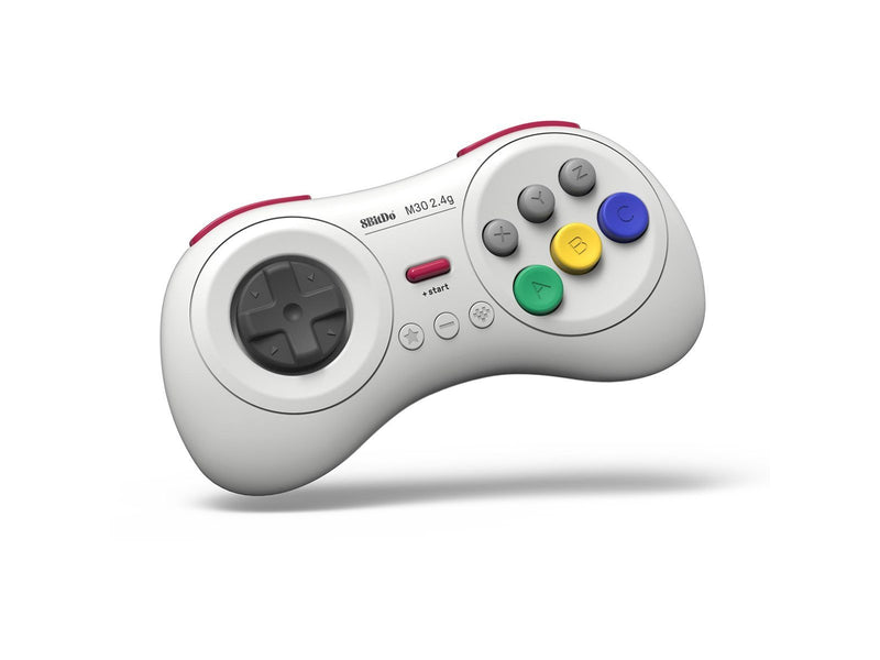 8BitDo M30 2.4G Wireless Pad White - Wireless Controller - Nintendo Switch