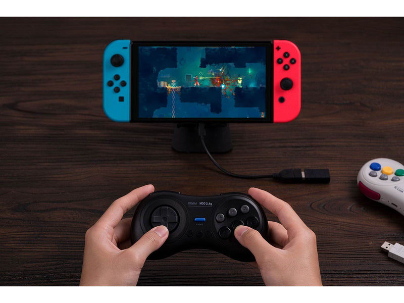8BitDo M30 2.4G Wireless Pad White - Wireless Controller - Nintendo Switch