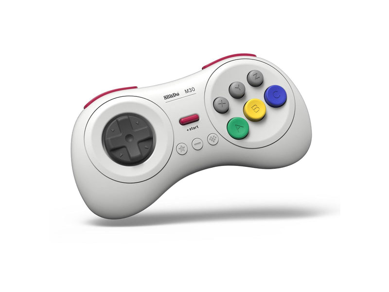 8BitDo M30 Bluetooth Pad White - Wireless Controller - Android