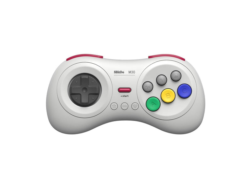 8BitDo M30 Bluetooth Pad White - Wireless Controller - Android